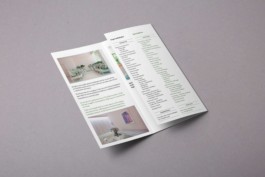 clinifatima brochure open folded 