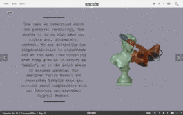uncube magazine layouts 